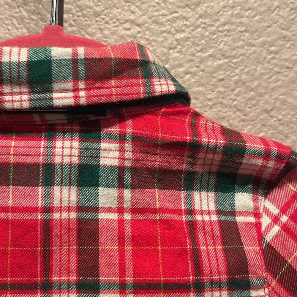 New Cat & Jack Baby Boy’s Flannel Shirt Onesie With Bow tie Size 6-9 Months NWOT